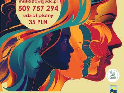 plakat  o treści VII STAWIGUDZKA KONFERENCJA KOBIET – UWIERZ W SIEBIE