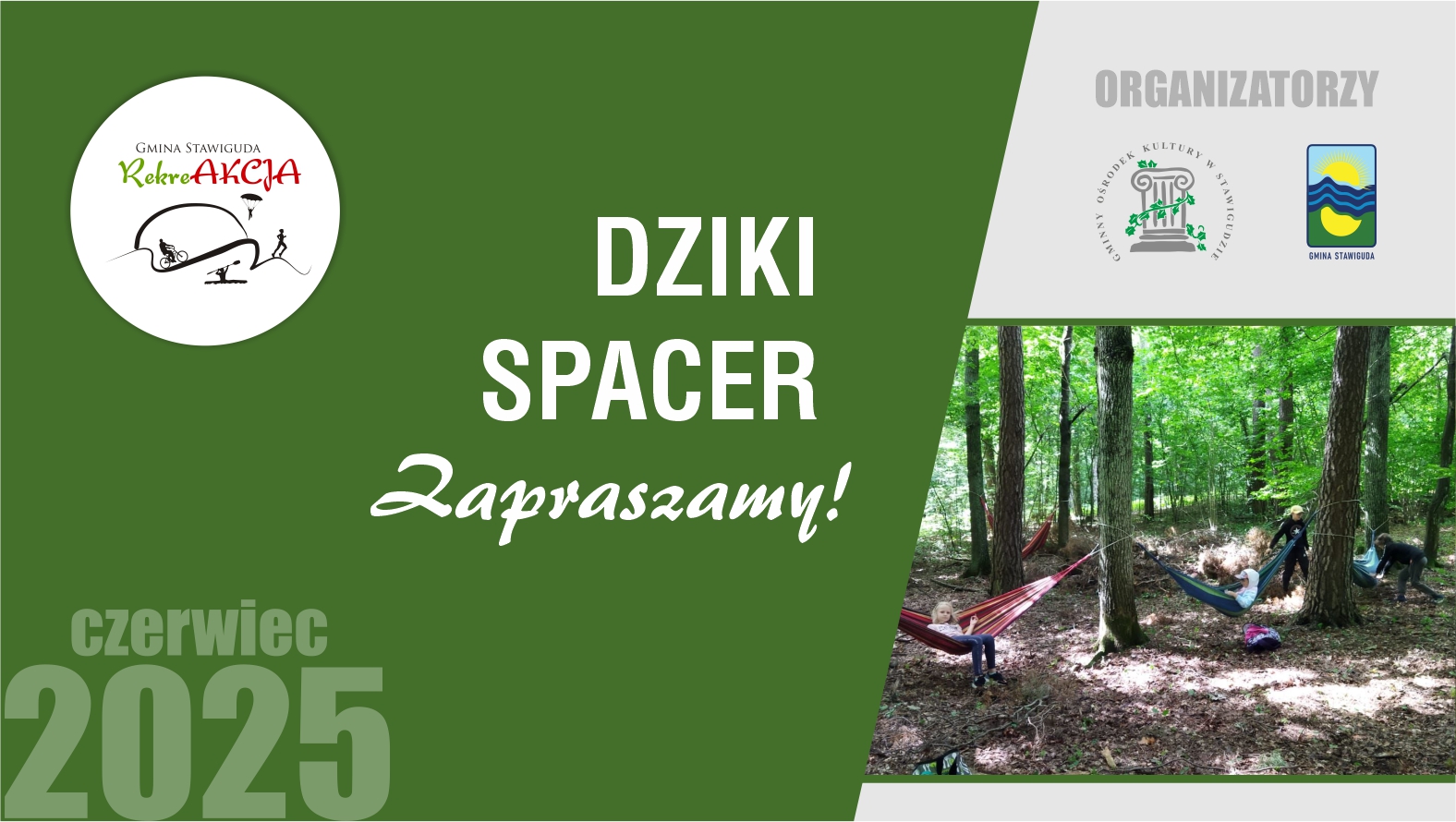 DZIKI SPACER realizowany w ramach RekreAKCJI/ Zielonowo