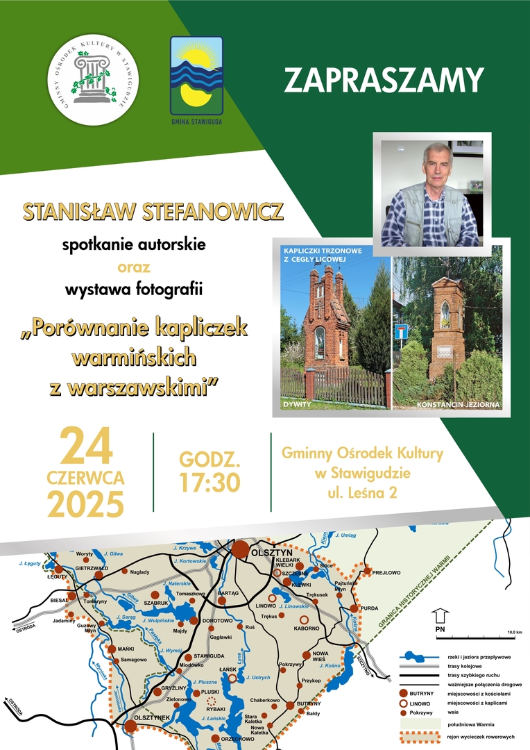 Spotkanie autorskie ze Stanisławem Stefanowiczem w GOK Stawiguda