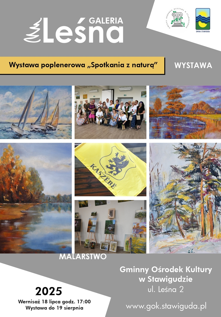 Wernisaż wystawy malarstwa "Spotkania z naturą"