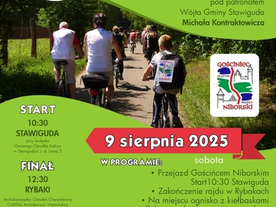 XVI Rajd Rowerowy Gościńcem Niborskim realizowany w ramach RekreAKCJI/ 09.08.2025