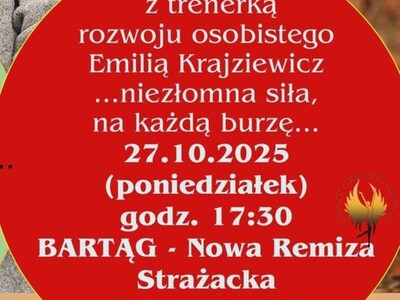 baner promujący warsztaty w Bartągu