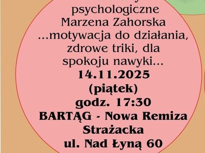 Warsztaty psychologiczne w Bartągu