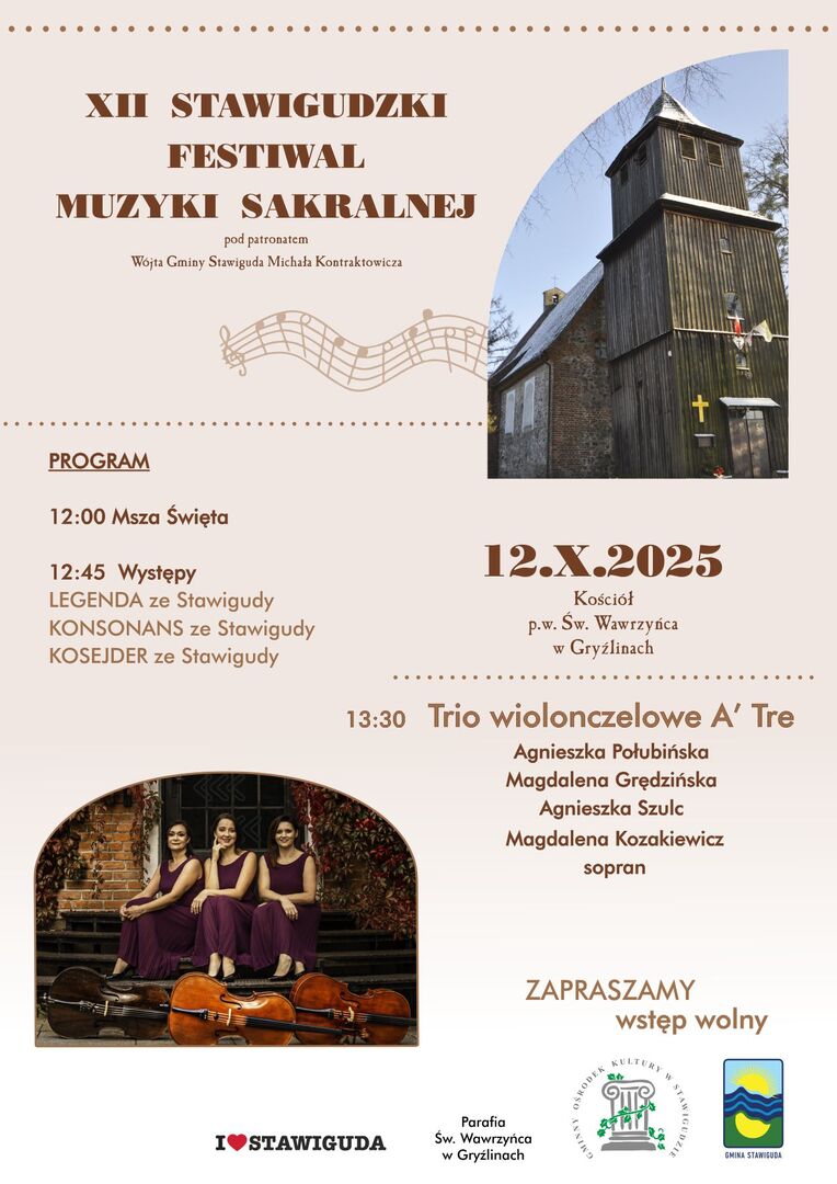 XII Stawigudzki Festiwal Muzyki Sakralnej
