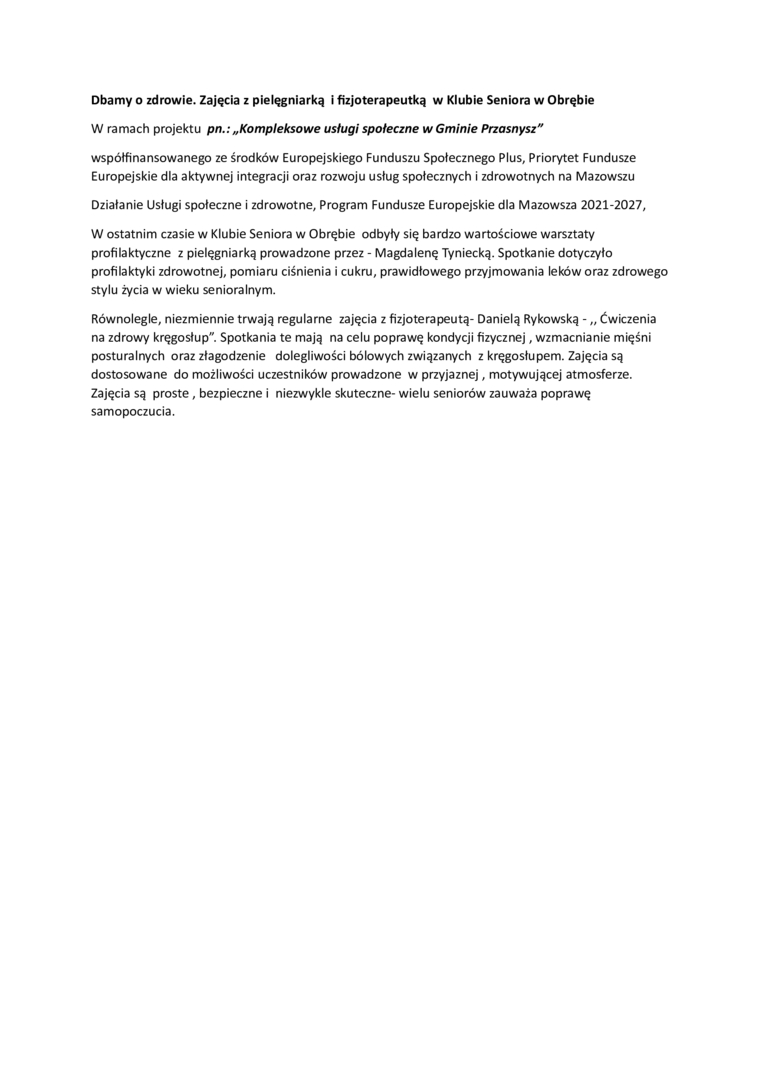 dbamyozdrowiezajeciazpielegniarkaifizjoterapeutkawklubieseniorawobrebie.jpg [1654x2339]