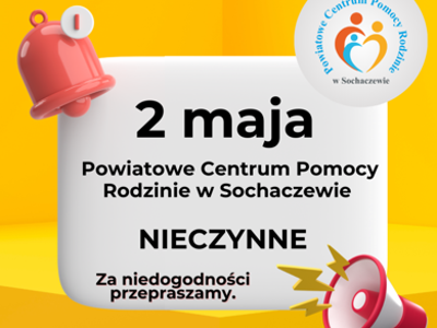 komunikat o dniu wolnym