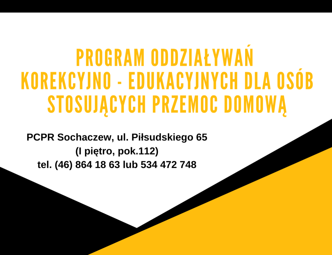 Ulotka dla sprawców przemocy 