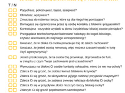 Ulotka dla sprawców przemocy strona 1