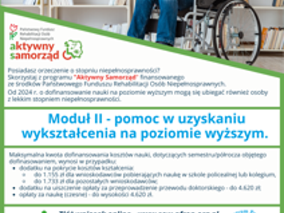 ulotka Aktywny Samorząd Moduł II 