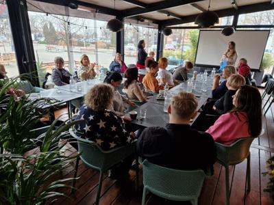fotorelacja ze spotkania zorganizowanego w ramach projektu "Razem lepiej - komunikacja, zdrowie, relacje!"