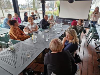 fotorelacja ze spotkania zorganizowanego w ramach projektu "Razem lepiej - komunikacja, zdrowie, relacje!"