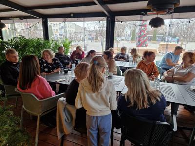 fotorelacja ze spotkania zorganizowanego w ramach projektu "Razem lepiej - komunikacja, zdrowie, relacje!"