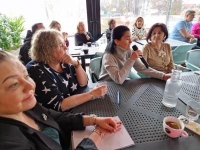 fotorelacja ze spotkania zorganizowanego w ramach projektu "Razem lepiej - komunikacja, zdrowie, relacje!"