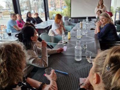 fotorelacja ze spotkania zorganizowanego w ramach projektu "Razem lepiej - komunikacja, zdrowie, relacje!"