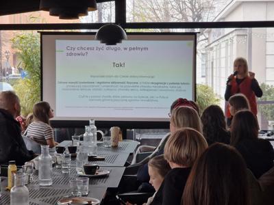 fotorelacja ze spotkania zorganizowanego w ramach projektu "Razem lepiej - komunikacja, zdrowie, relacje!"