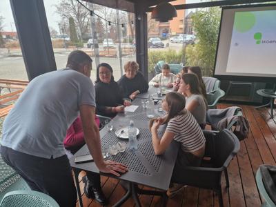 fotorelacja ze spotkania zorganizowanego w ramach projektu "Razem lepiej - komunikacja, zdrowie, relacje!"