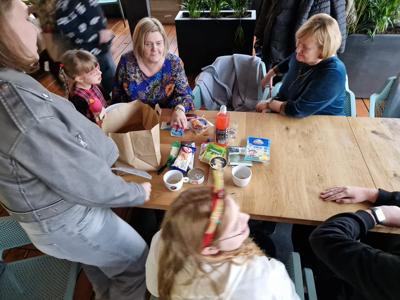 fotorelacja ze spotkania zorganizowanego w ramach projektu "Razem lepiej - komunikacja, zdrowie, relacje!"