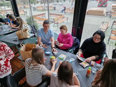 fotorelacja ze spotkania zorganizowanego w ramach projektu "Razem lepiej - komunikacja, zdrowie, relacje!"