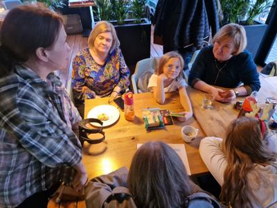 fotorelacja ze spotkania zorganizowanego w ramach projektu "Razem lepiej - komunikacja, zdrowie, relacje!"