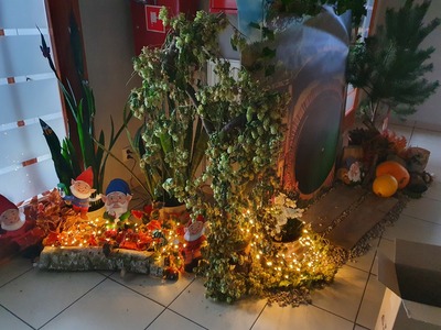 aranżacja baśniowej krainy, krasnale