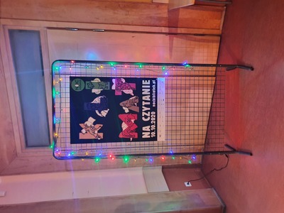 Plakat nocy bibliotek