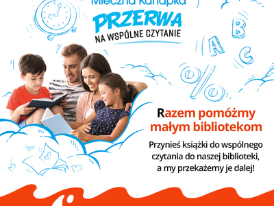 Przerwa na wspólne czytanie plakat