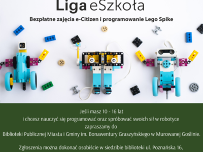 Plakat informujący o bezpłatnych zajęciach z programowania