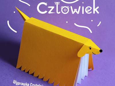 Plakat informacyjny o projekcie mała książka wielki człowiek
