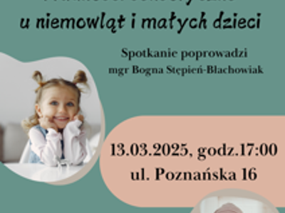 plakat informacyjny, zdjęcia małej dziewczynki oraz noworodka