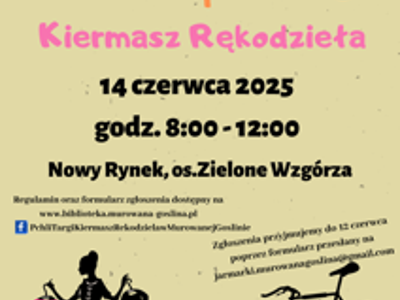 plakat informacyjny, na plakacie grafika kobiety z ubraniami, zabawek, roweru