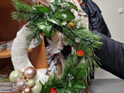 wianek ręcznie wykonany