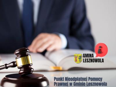 Punkt Nieodpłatnej Pomocy Prawnej w Gminie Lesznowola