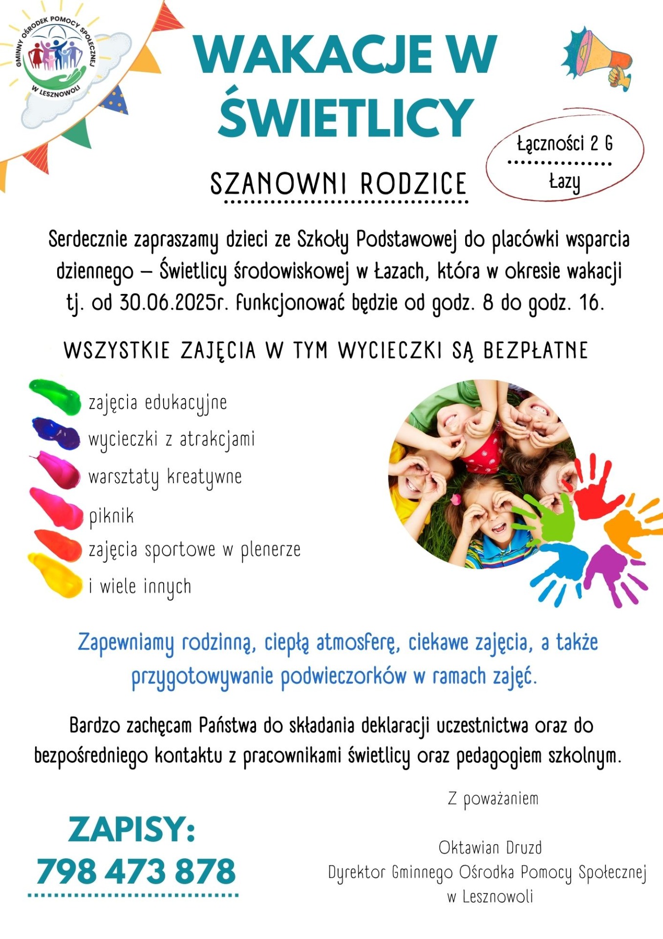 Wakacje w Świetlicy!