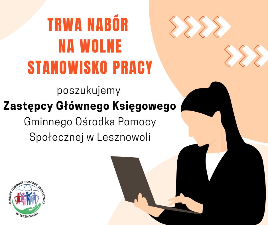 Nabór na Stanowisko Zastępcy Głównego Księgowego