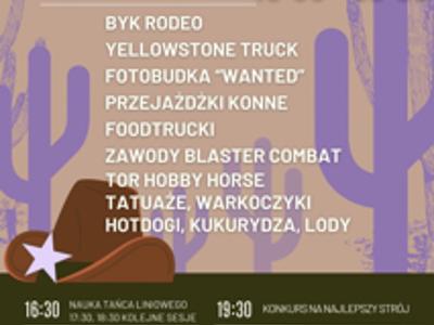Dziki Zachód w Nowej Woli - impreza sołecka 6 września 2025 r.