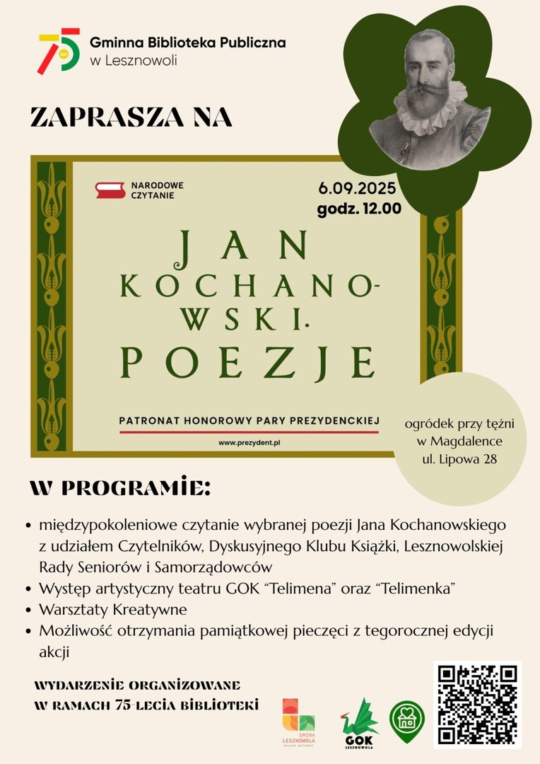 Program Narodowe Czytanie w Magdalence