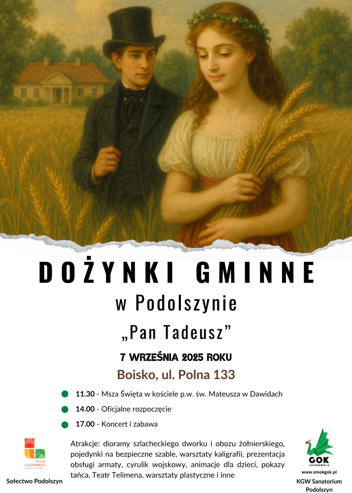 Program - Dożynki Gminne w Podolszynie