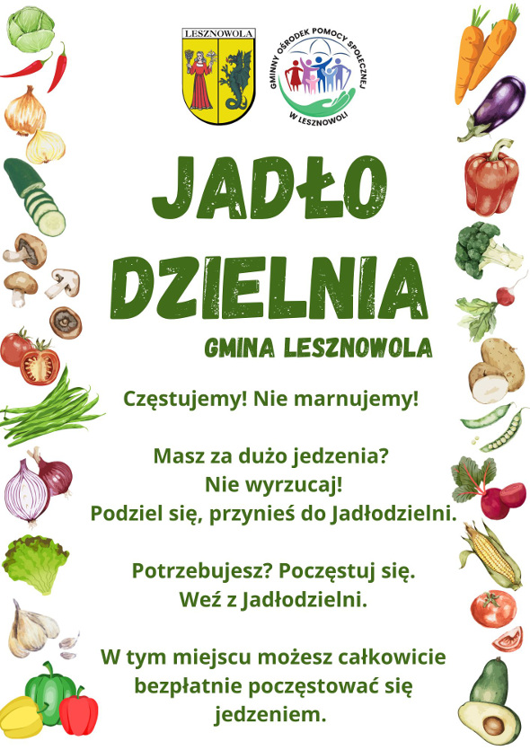 Grafika informacyjna Jadłodzielnia