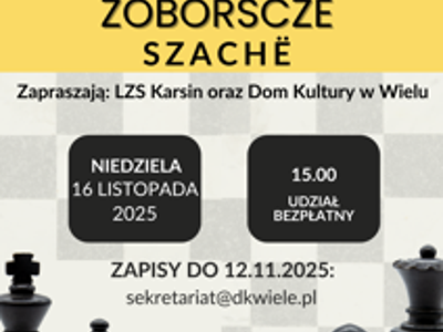 I Turniej Szachowy - plakat