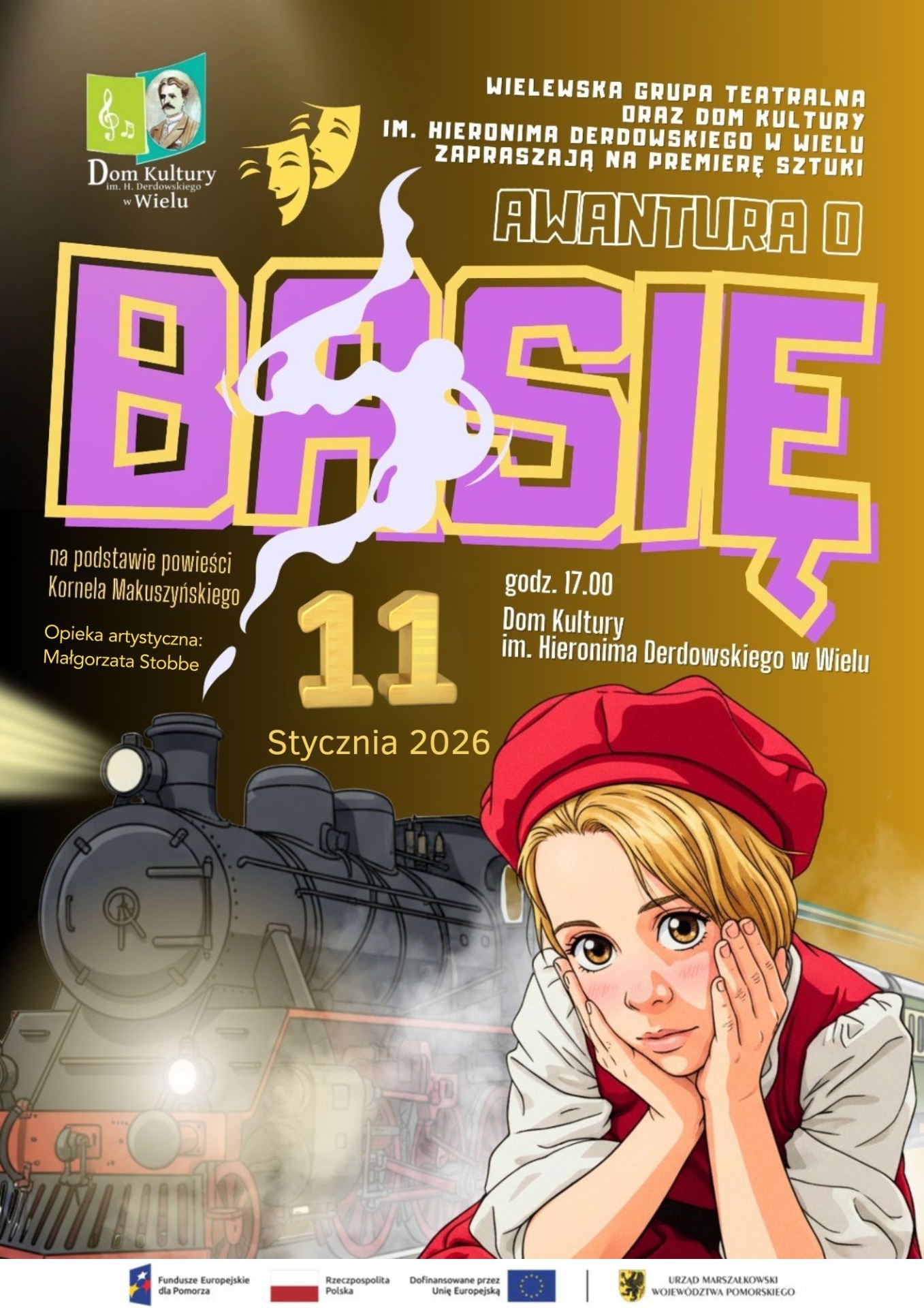 Spektakl "Awantura o Basię" - plakat