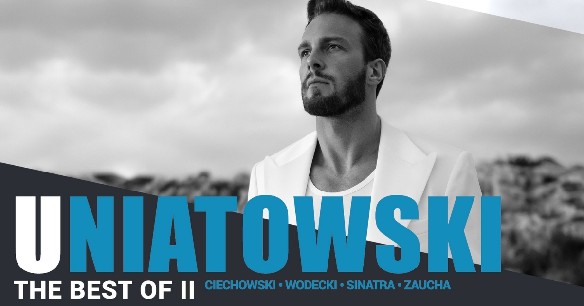 Plakat promujący koncert Sławka Uniatowskiego.