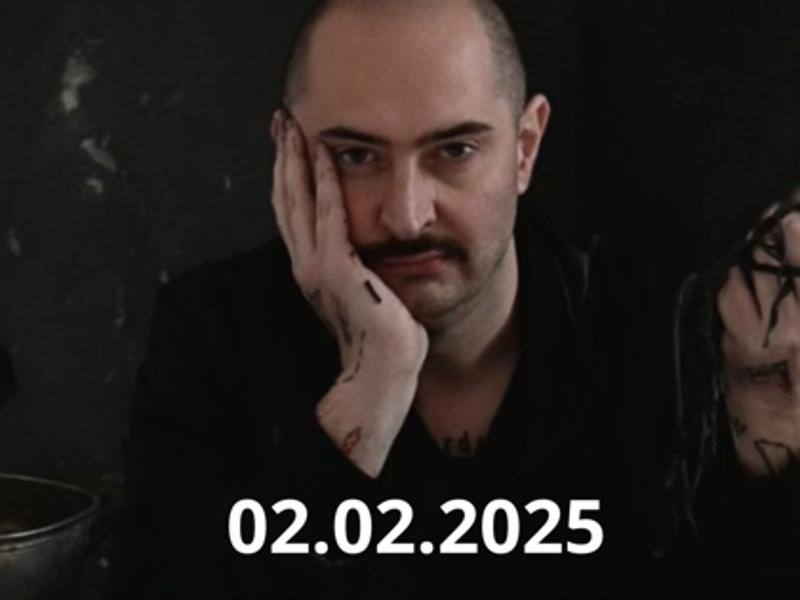 Plakat zapraszający na stand-up Jacka Stramika.