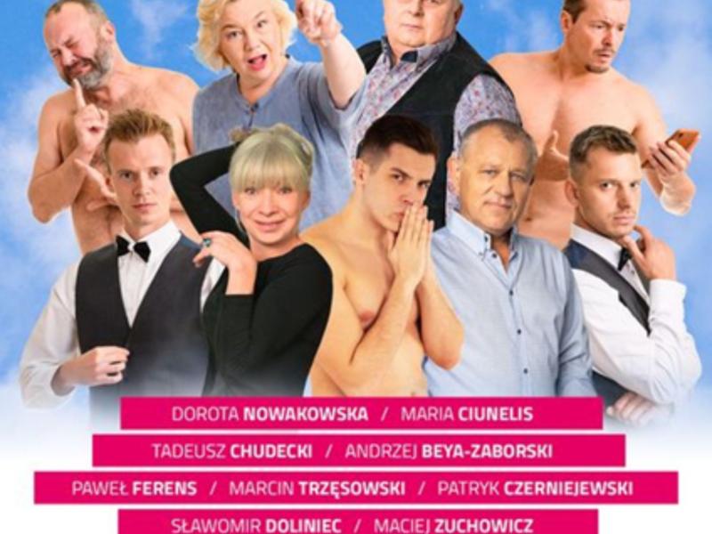 Plakat promujący spektakl "Rubinowe Gody".