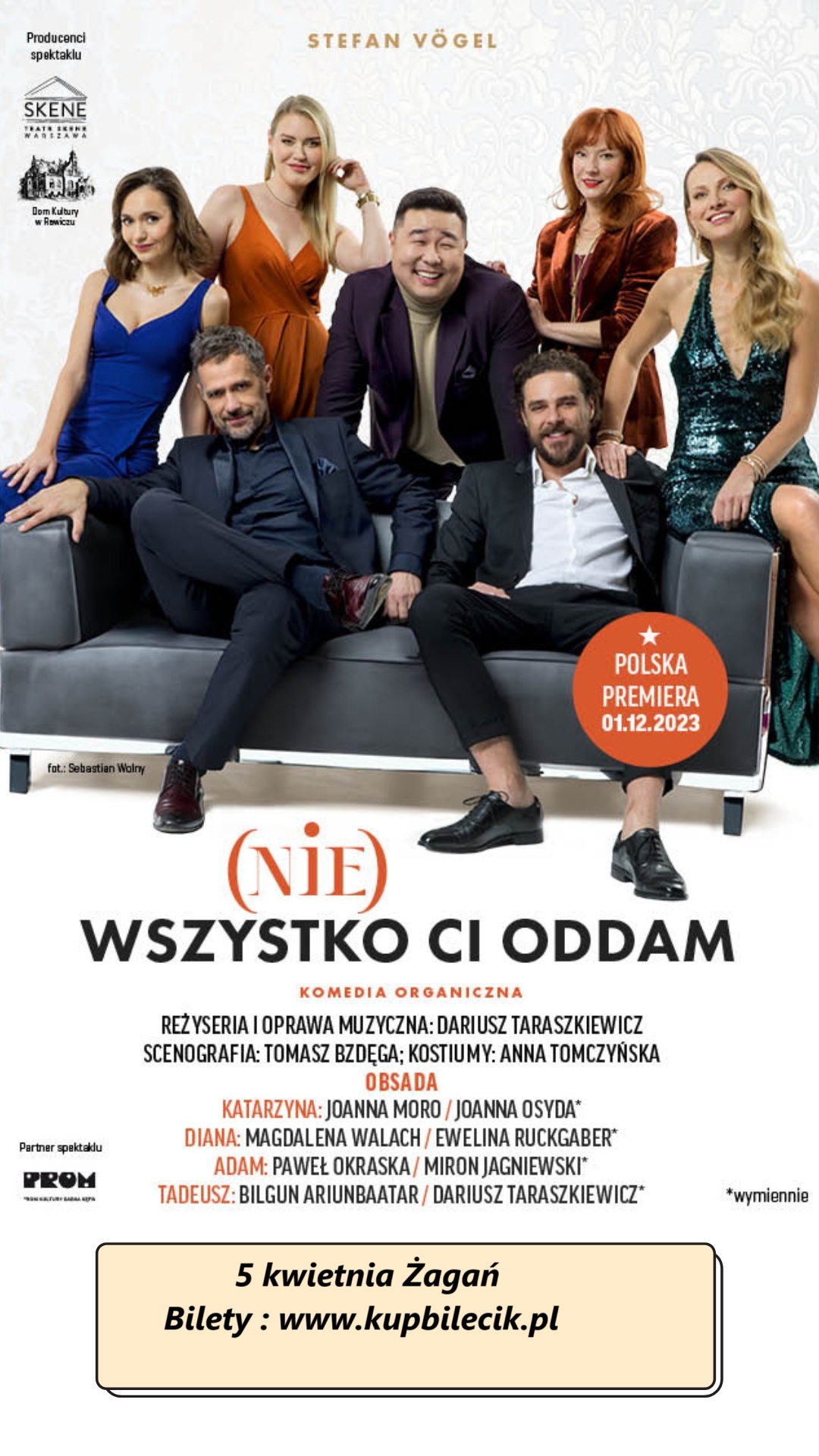 Plakat promujący komedię "(Nie) wszystko ci oddam".