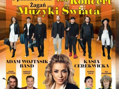 Plakat promujący Koncert Muzyki Świata.