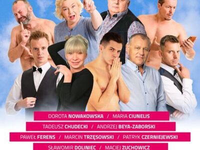 Plakat promujący spektakl "Rubinowe Gody".