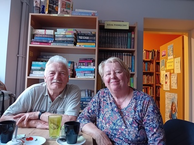 Pani Ania i pan Zbigniew członkowie klubu DKK