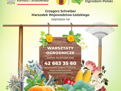 plakat informujący o warsztatach