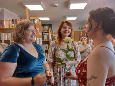 podziękowania gości dla autorki prac