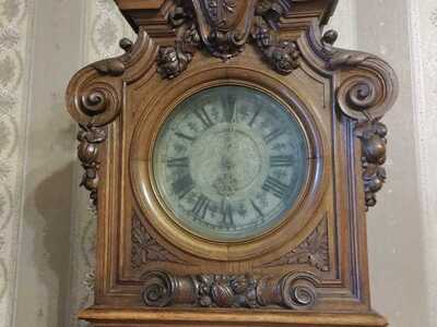 stary zegar stojący 